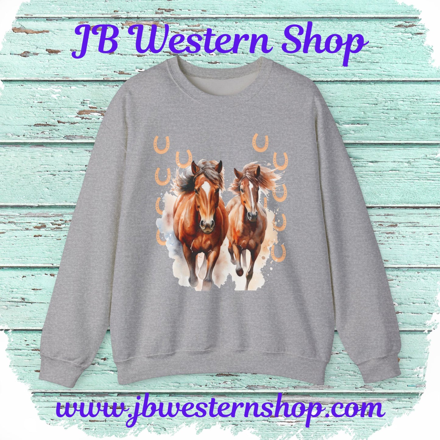 Running Horses Sweatshirt