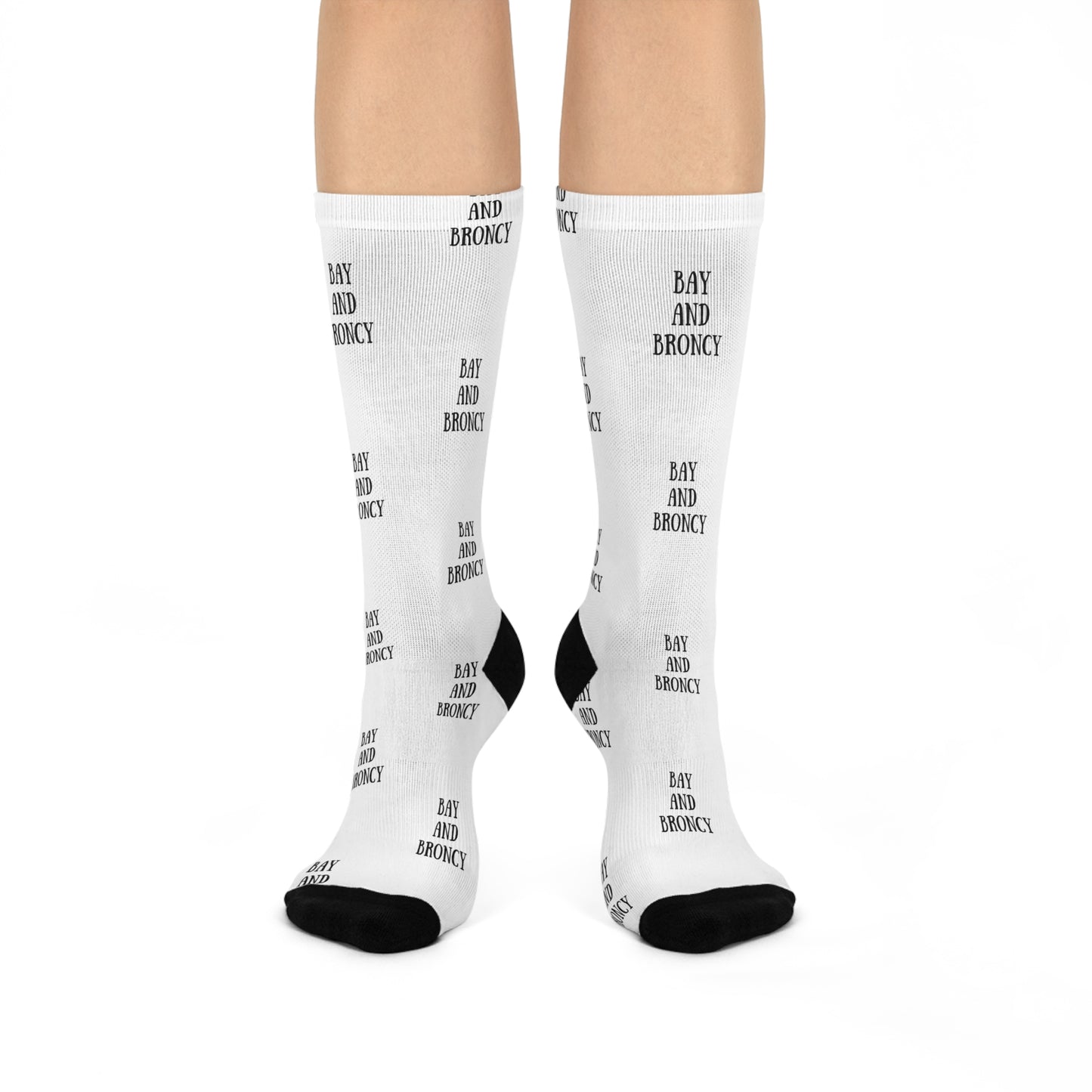 Bay and Broncy Cushioned Crew Socks