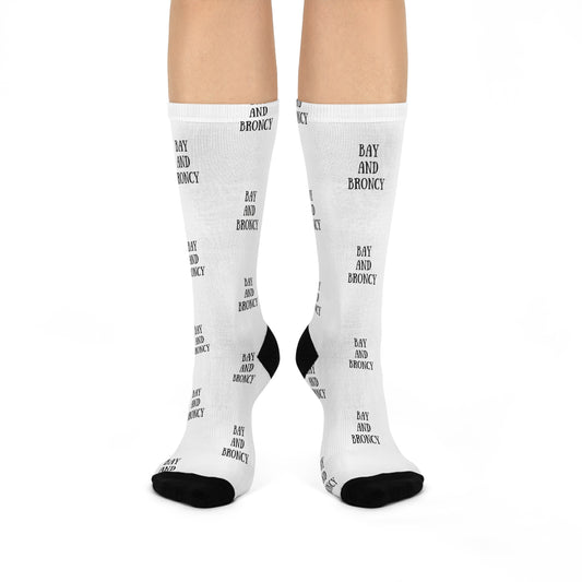 Bay and Broncy Cushioned Crew Socks