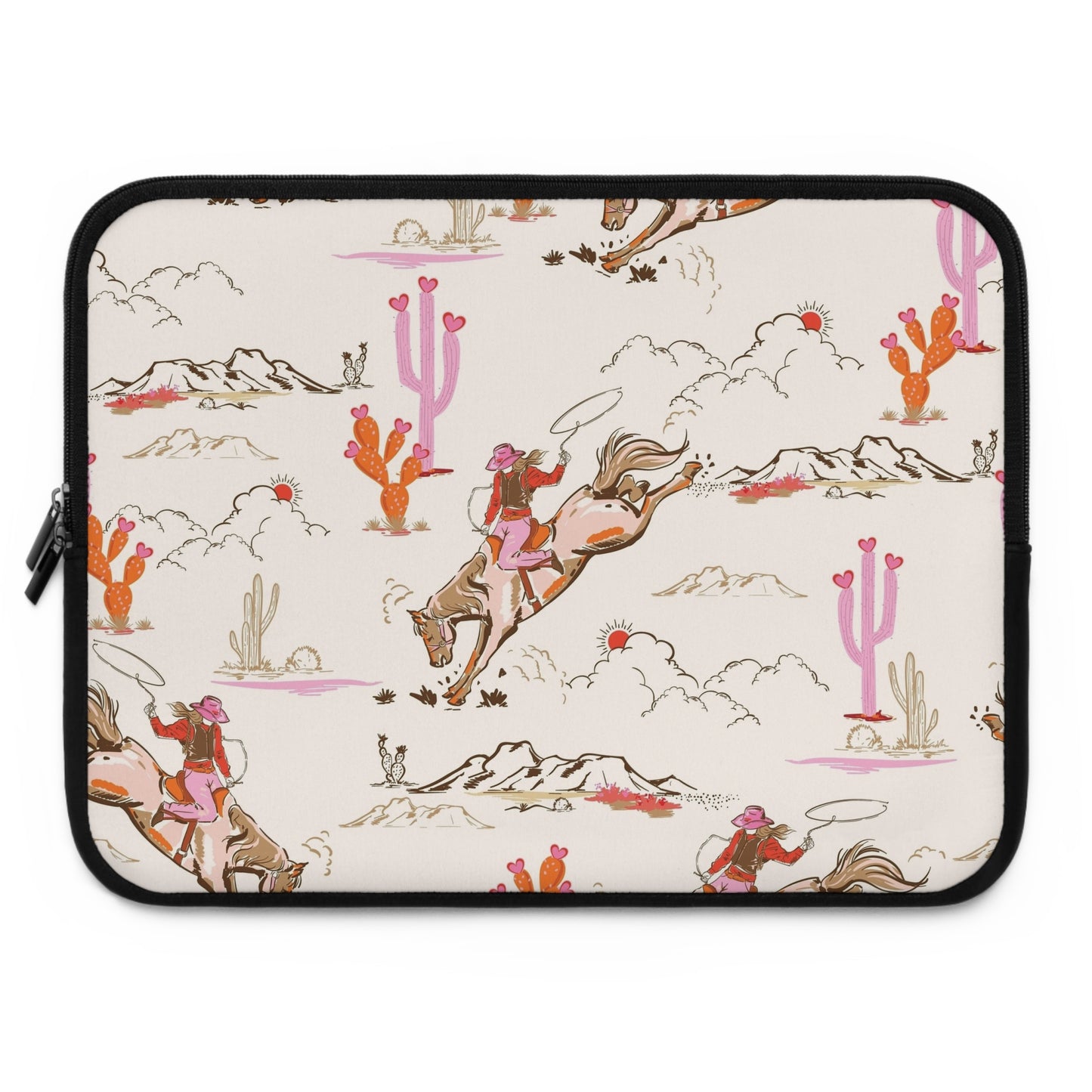 Cowgirl Print Laptop Sleeve