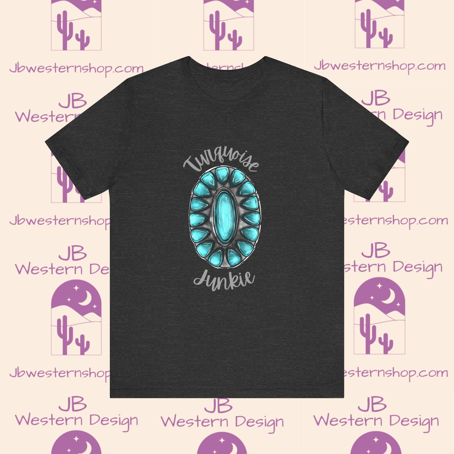 Turquoise Junkie Unisex Jersey Short Sleeve Tee