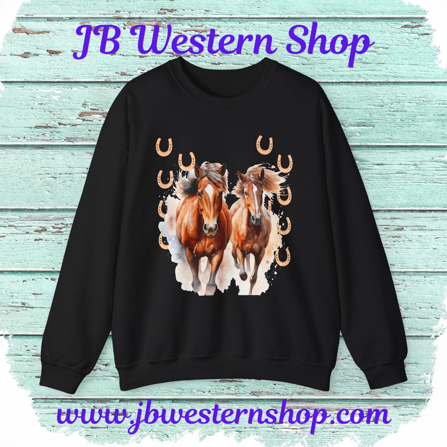 Running Horses Sweatshirt