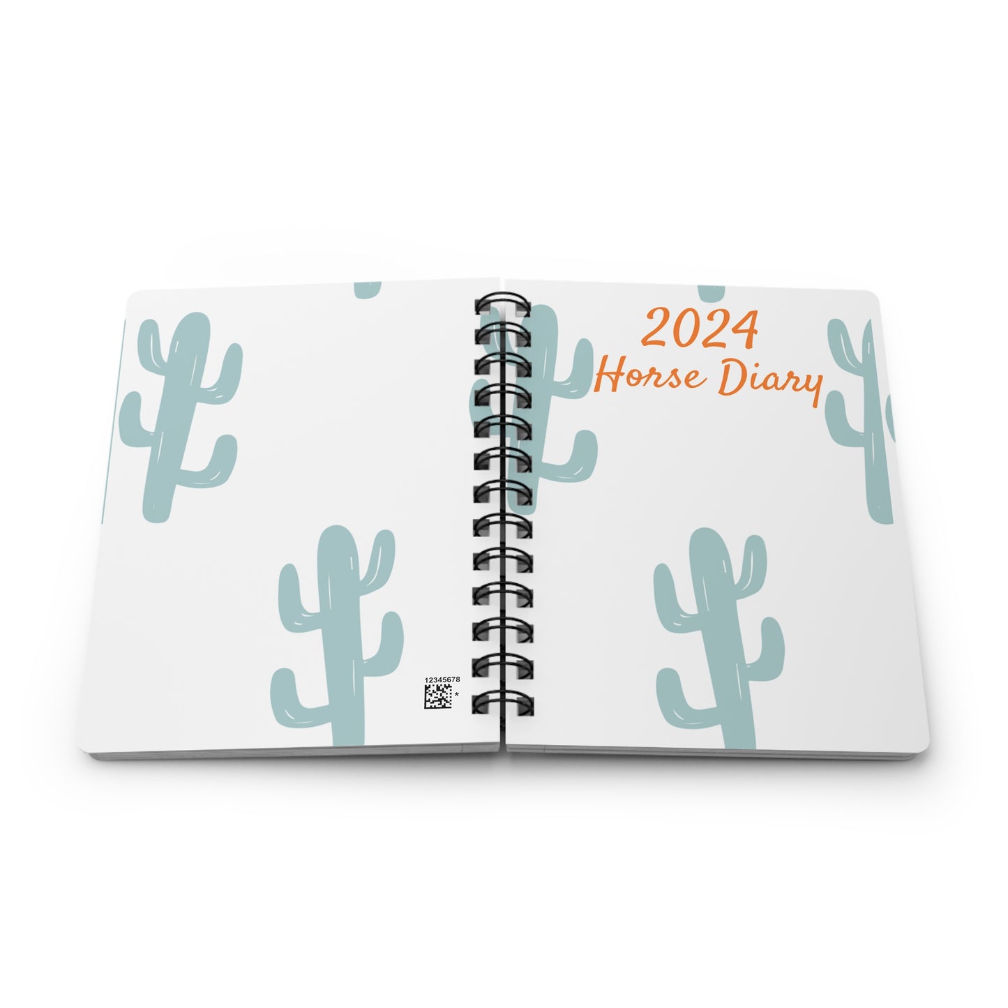 2024 Horse Diary. Spiral Bound Journal