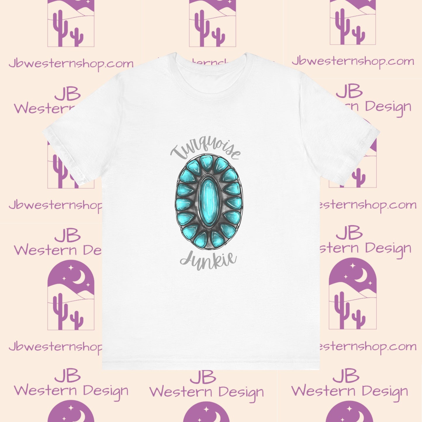 Turquoise Junkie Unisex Jersey Short Sleeve Tee