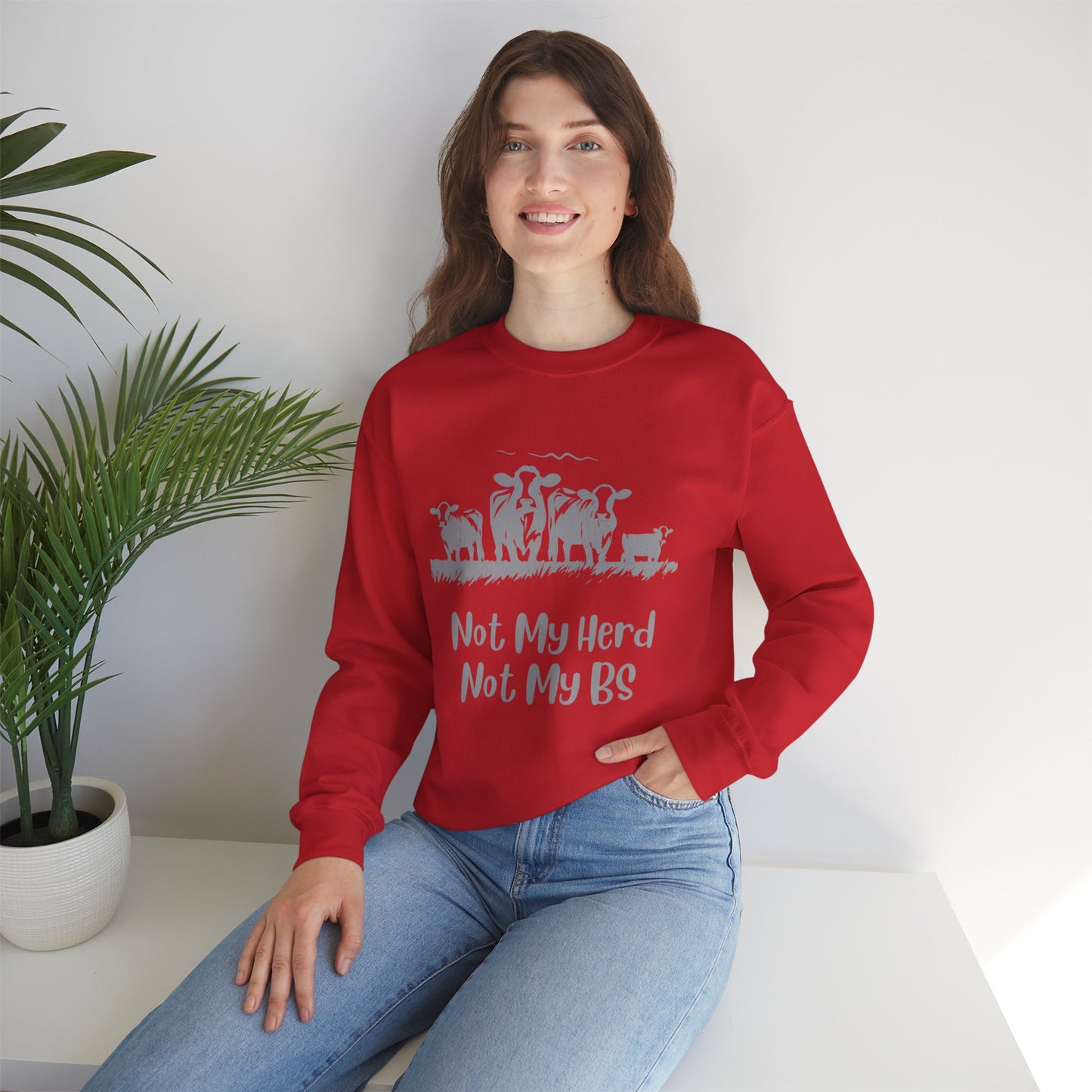 Not My Herd  Unisex Heavy Blend™ Crewneck Sweatshirt