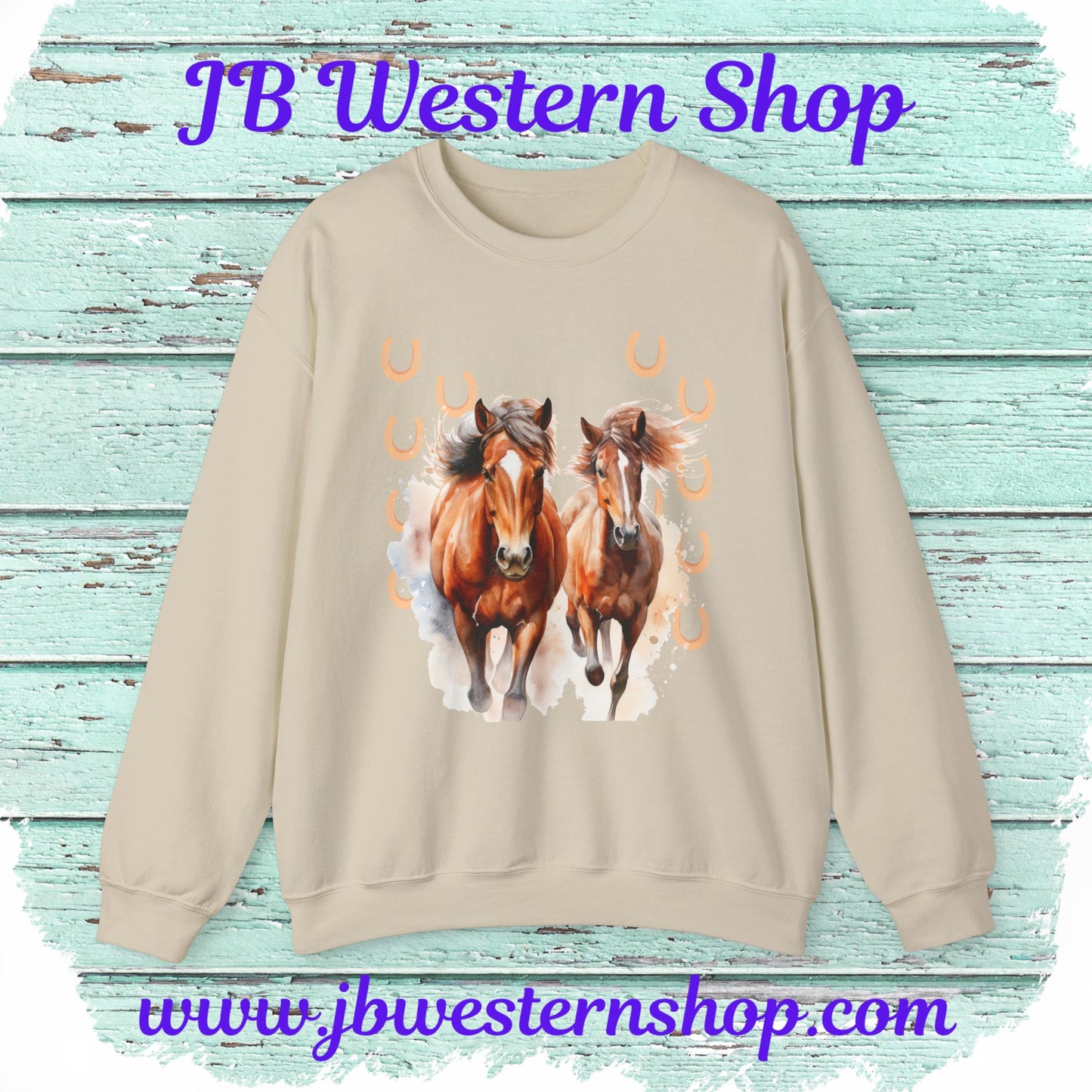 Running Horses Sweatshirt