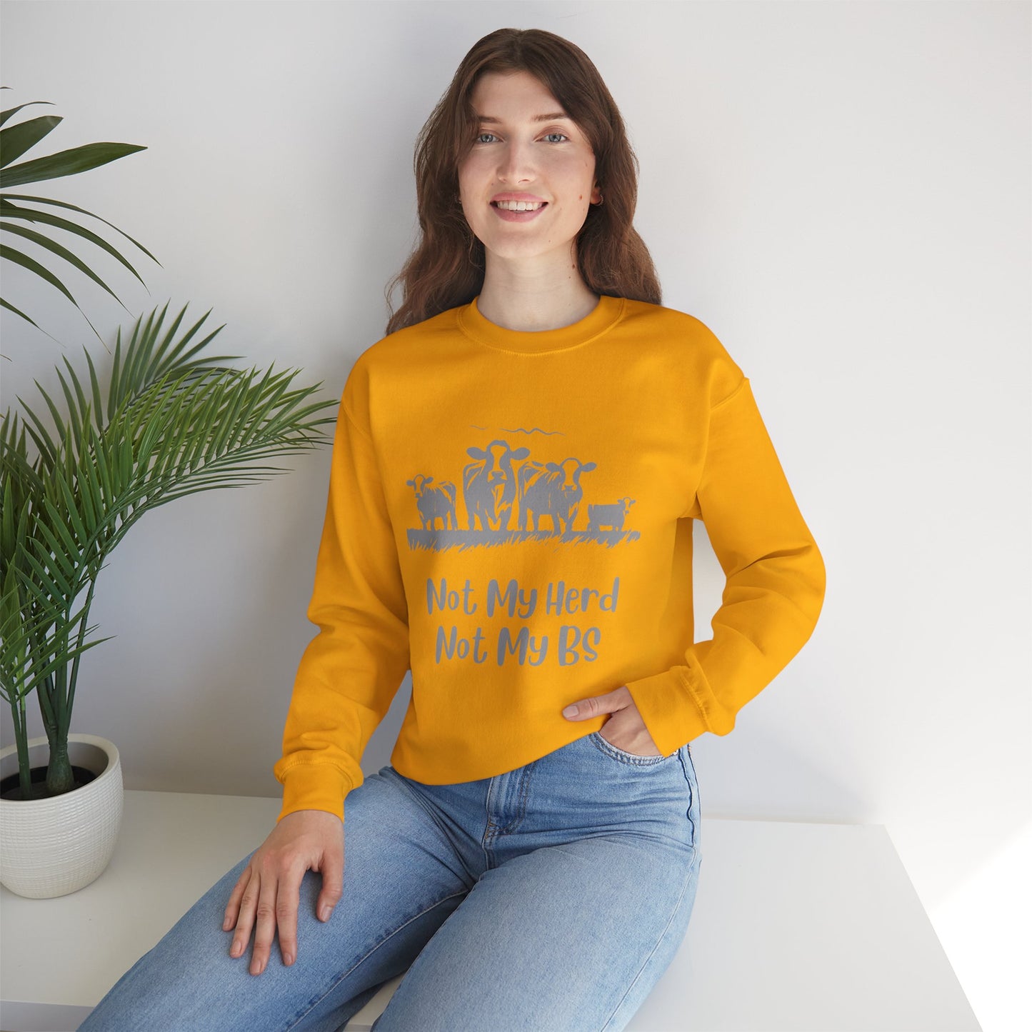 Not My Herd  Unisex Heavy Blend™ Crewneck Sweatshirt