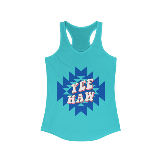 Yee Haw Women's Ideal Racerback Tank