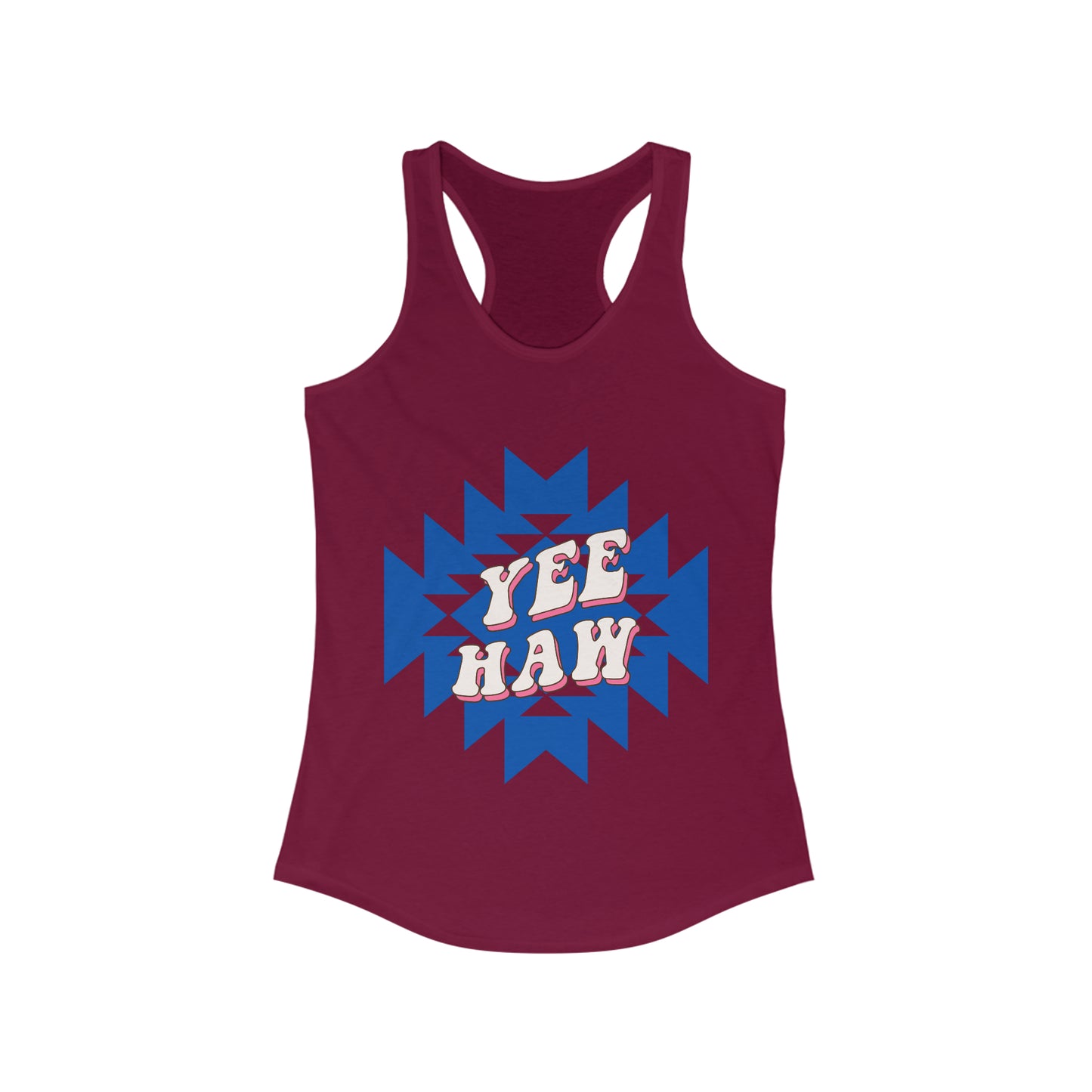 Yee Haw Women's Ideal Racerback Tank