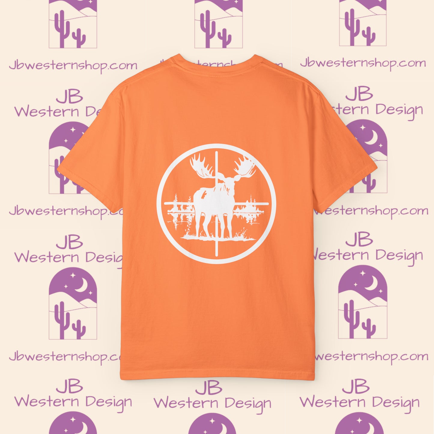 Moose in Scope Unisex Garment-Dyed T-shirt