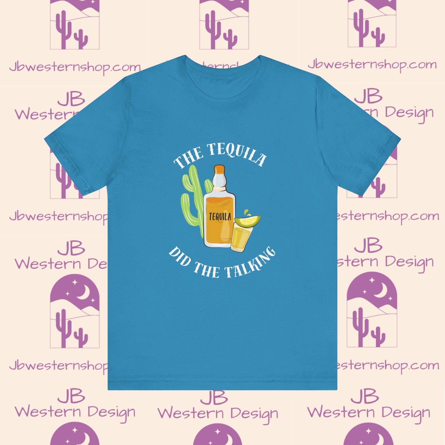 The Tequila Did The Talking Unisex Jersey Short Sleeve Tee