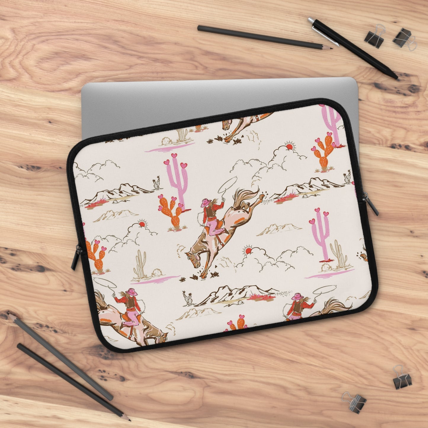 Cowgirl Print Laptop Sleeve