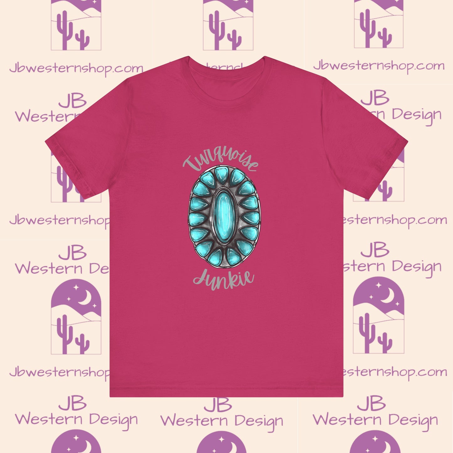 Turquoise Junkie Unisex Jersey Short Sleeve Tee