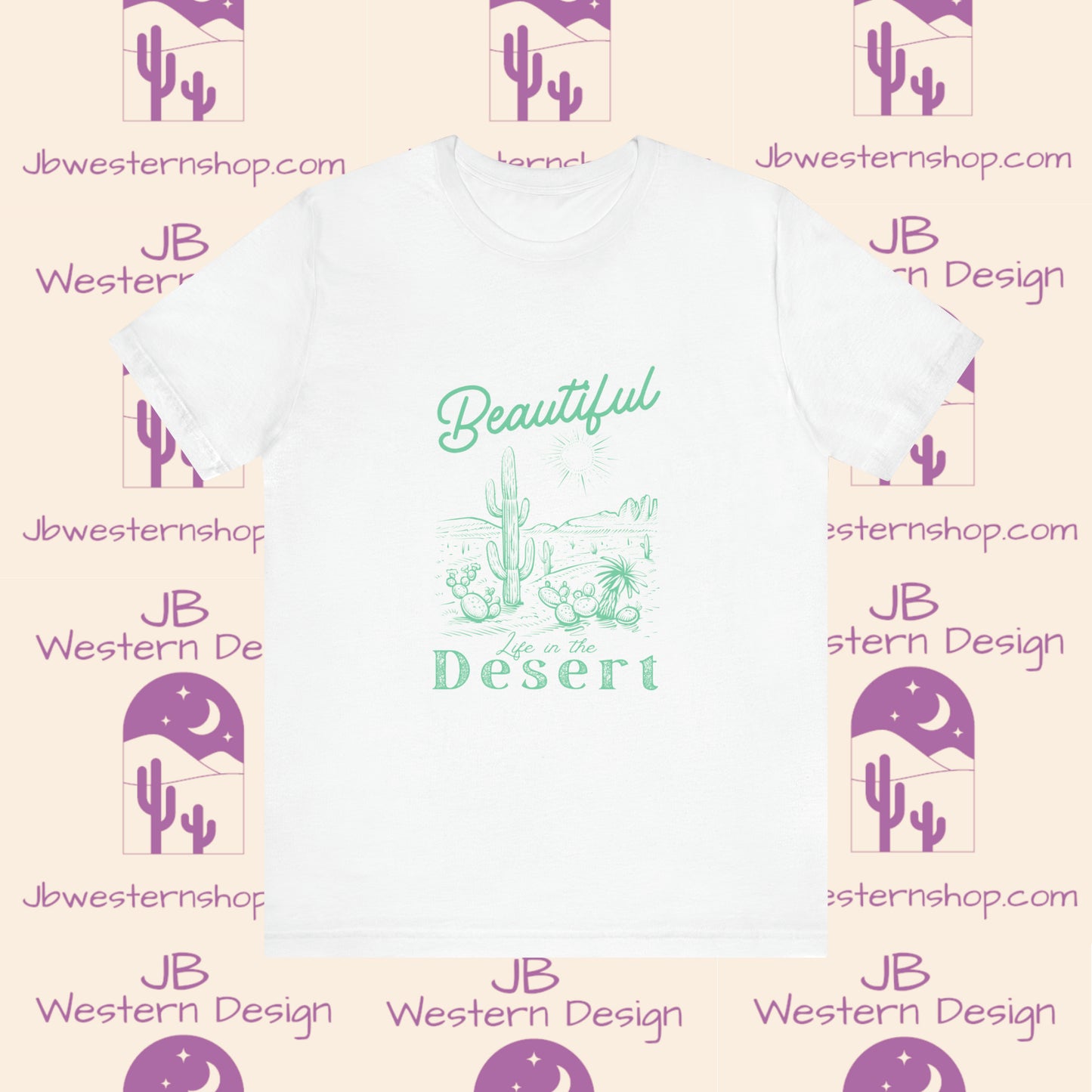 Beautiful Desert Unisex Jersey Short Sleeve Tee