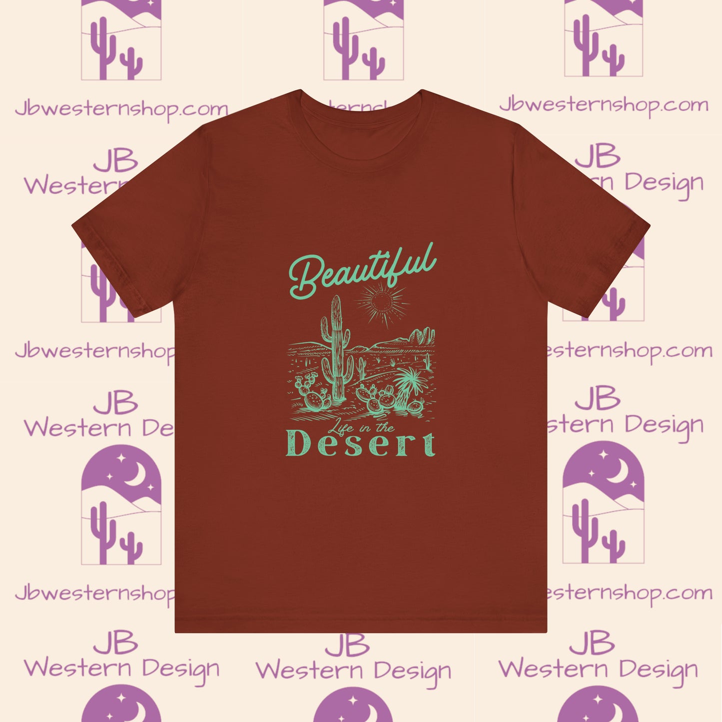 Beautiful Desert Unisex Jersey Short Sleeve Tee