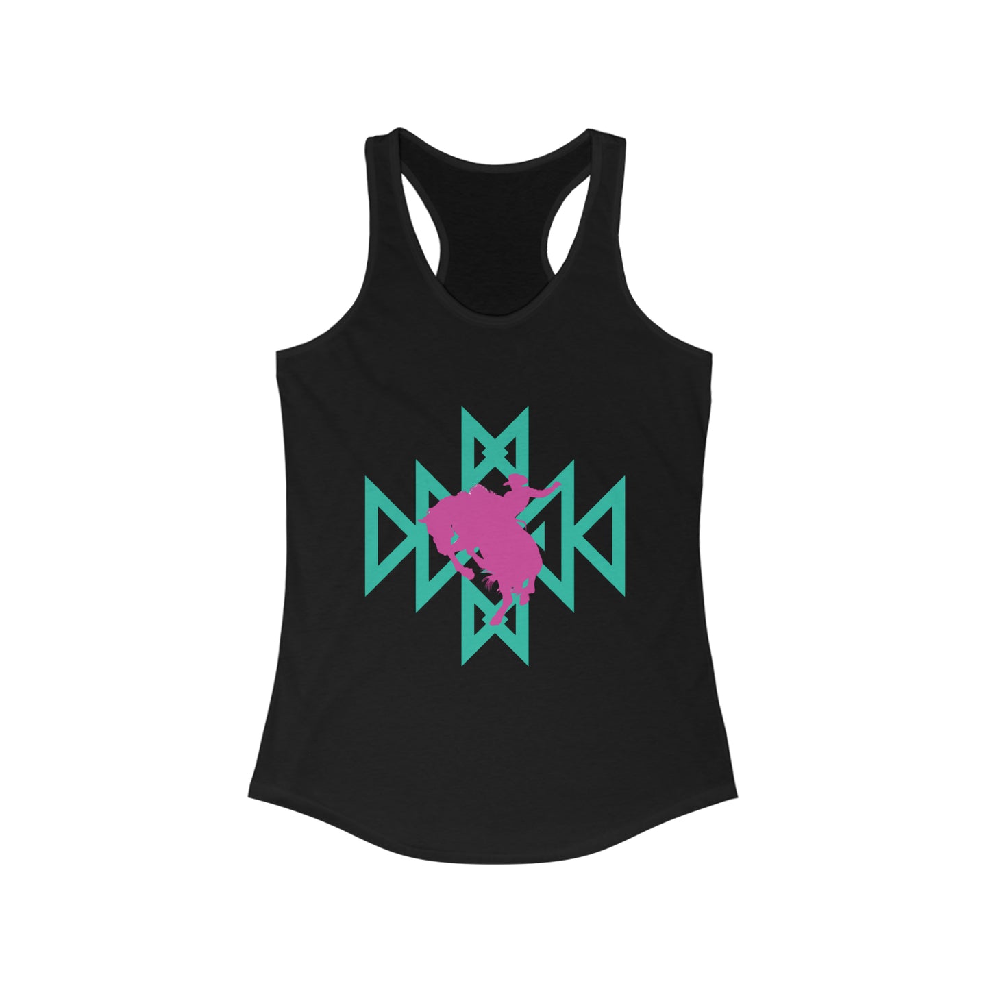 Aztec cowboy Women's Ideal Racerback Tank