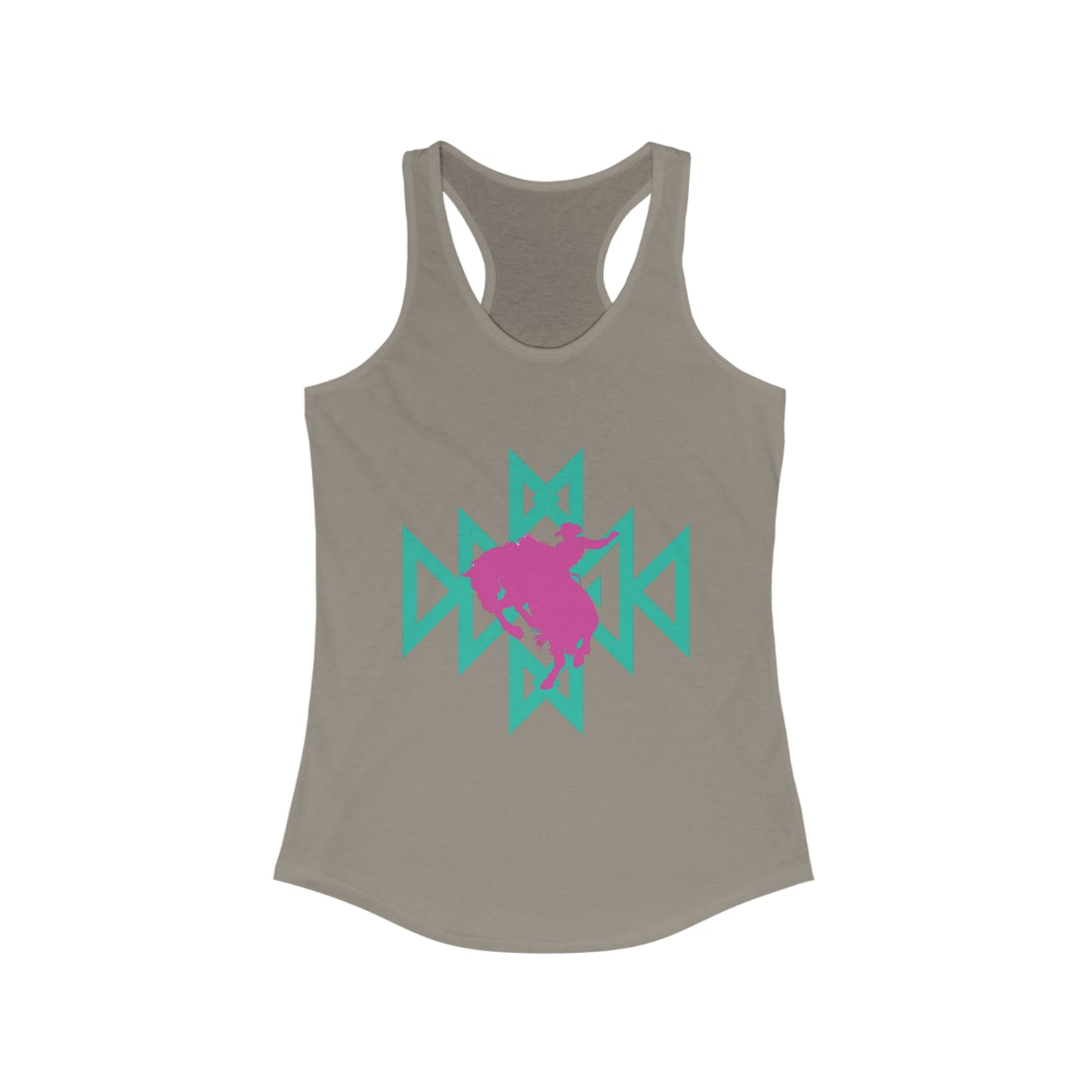 Aztec cowboy Women's Ideal Racerback Tank