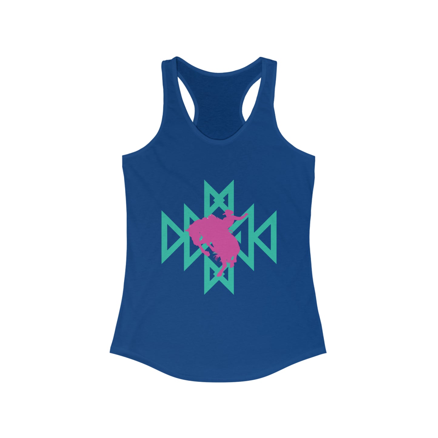 Aztec cowboy Women's Ideal Racerback Tank