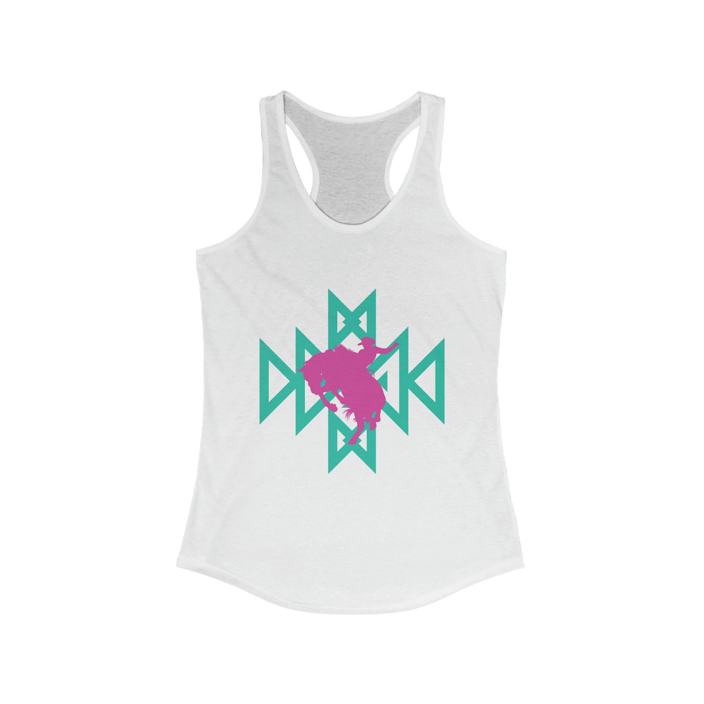 Aztec cowboy Women's Ideal Racerback Tank