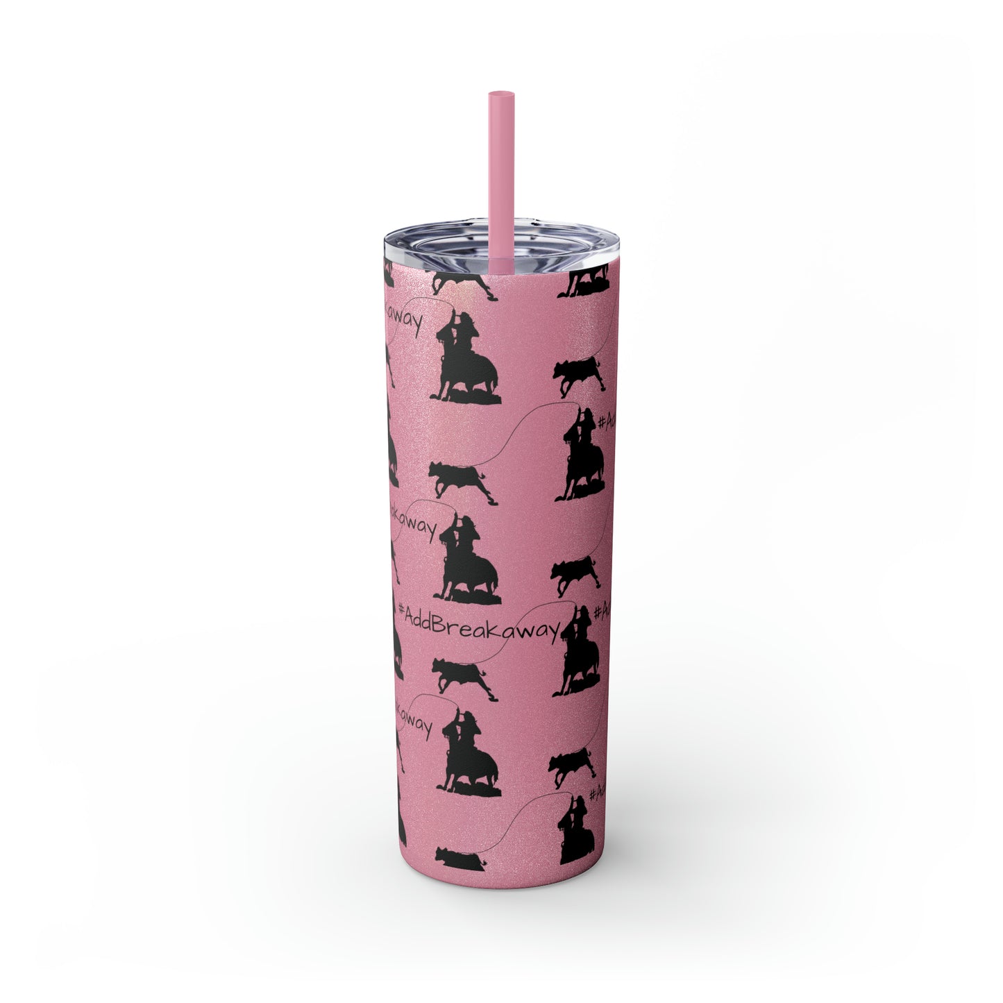 #Addbreakaway Skinny Tumbler with Straw, 20oz