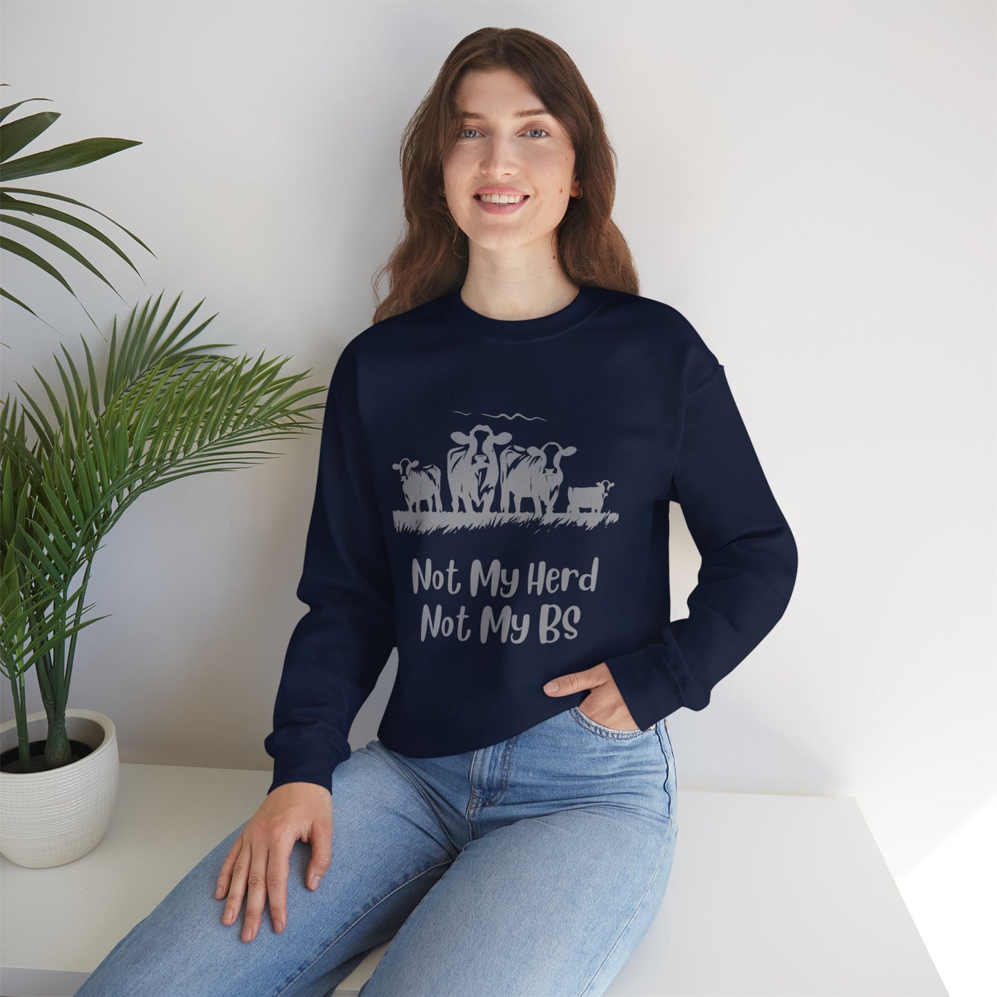 Not My Herd  Unisex Heavy Blend™ Crewneck Sweatshirt