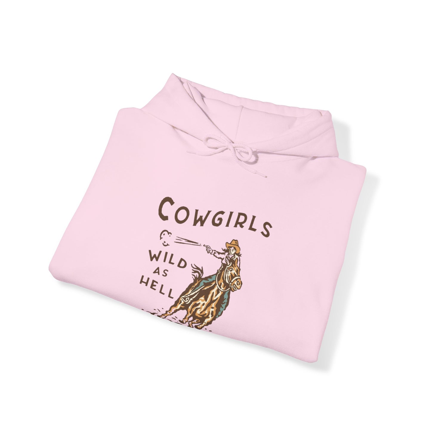 Cowgirls Wild As Hell Unisex Heavy Blend™ Hooded Sweatshirt