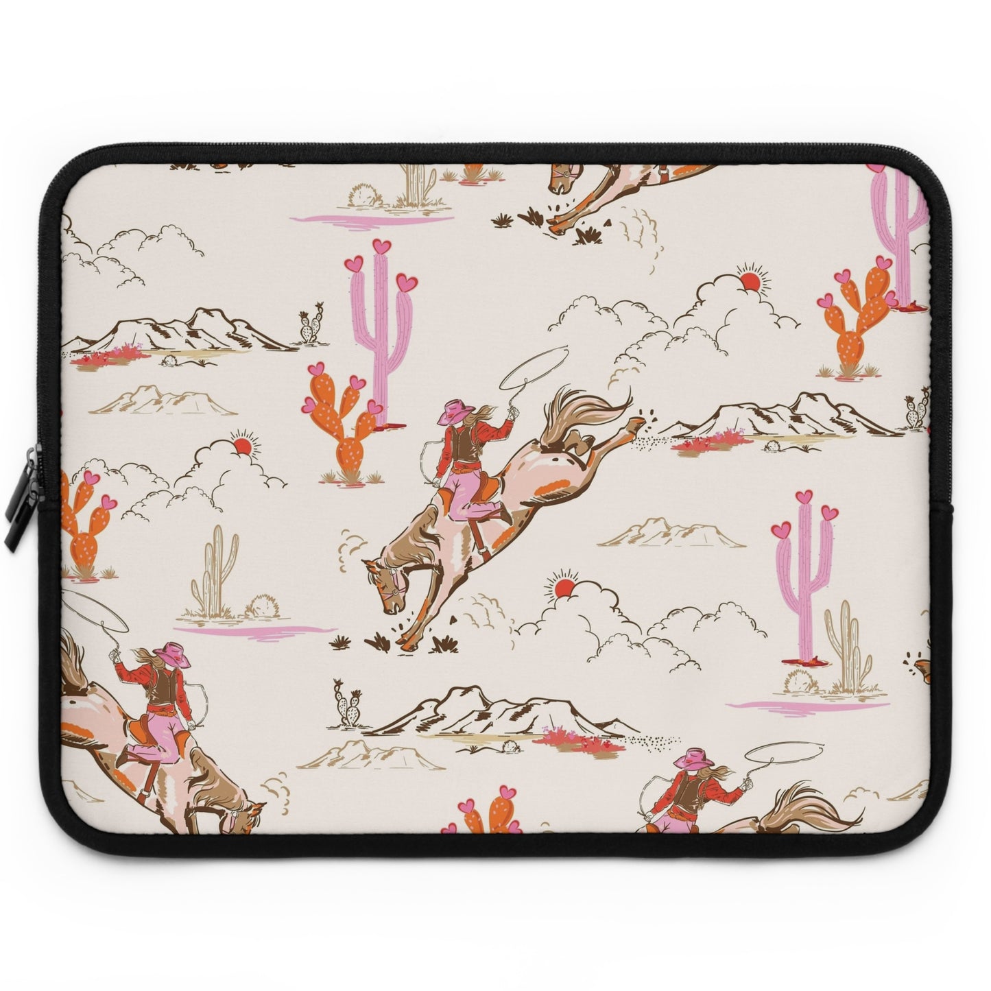 Cowgirl Print Laptop Sleeve