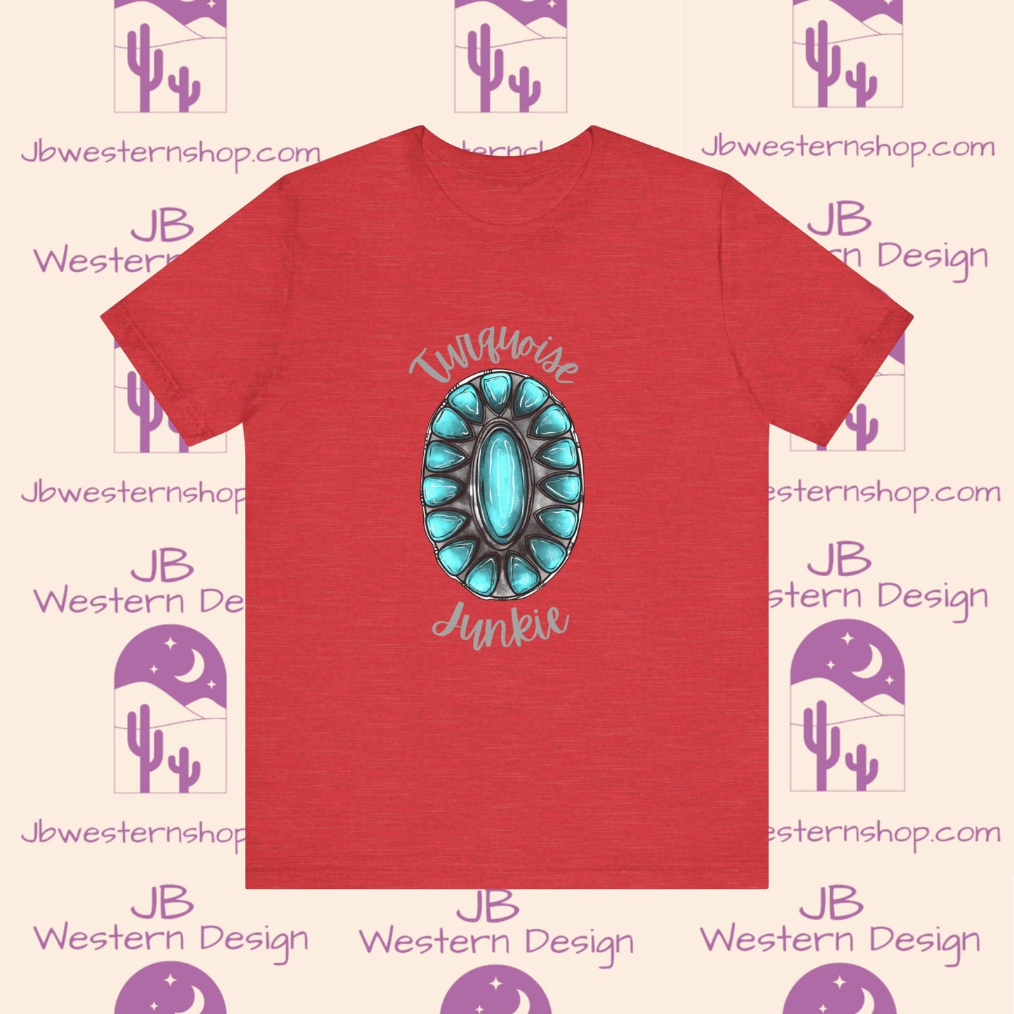 Turquoise Junkie Unisex Jersey Short Sleeve Tee