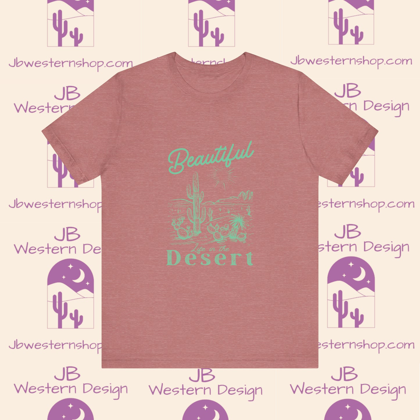 Beautiful Desert Unisex Jersey Short Sleeve Tee