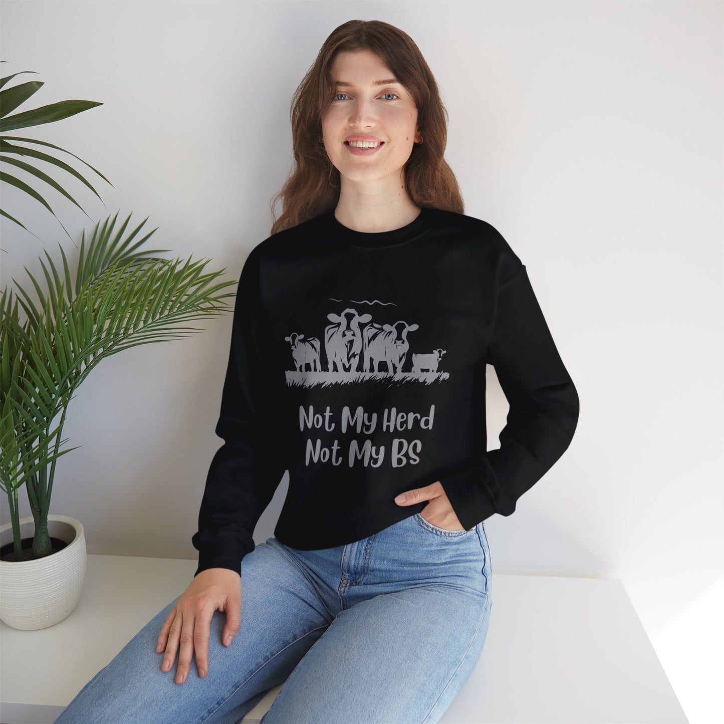 Not My Herd  Unisex Heavy Blend™ Crewneck Sweatshirt