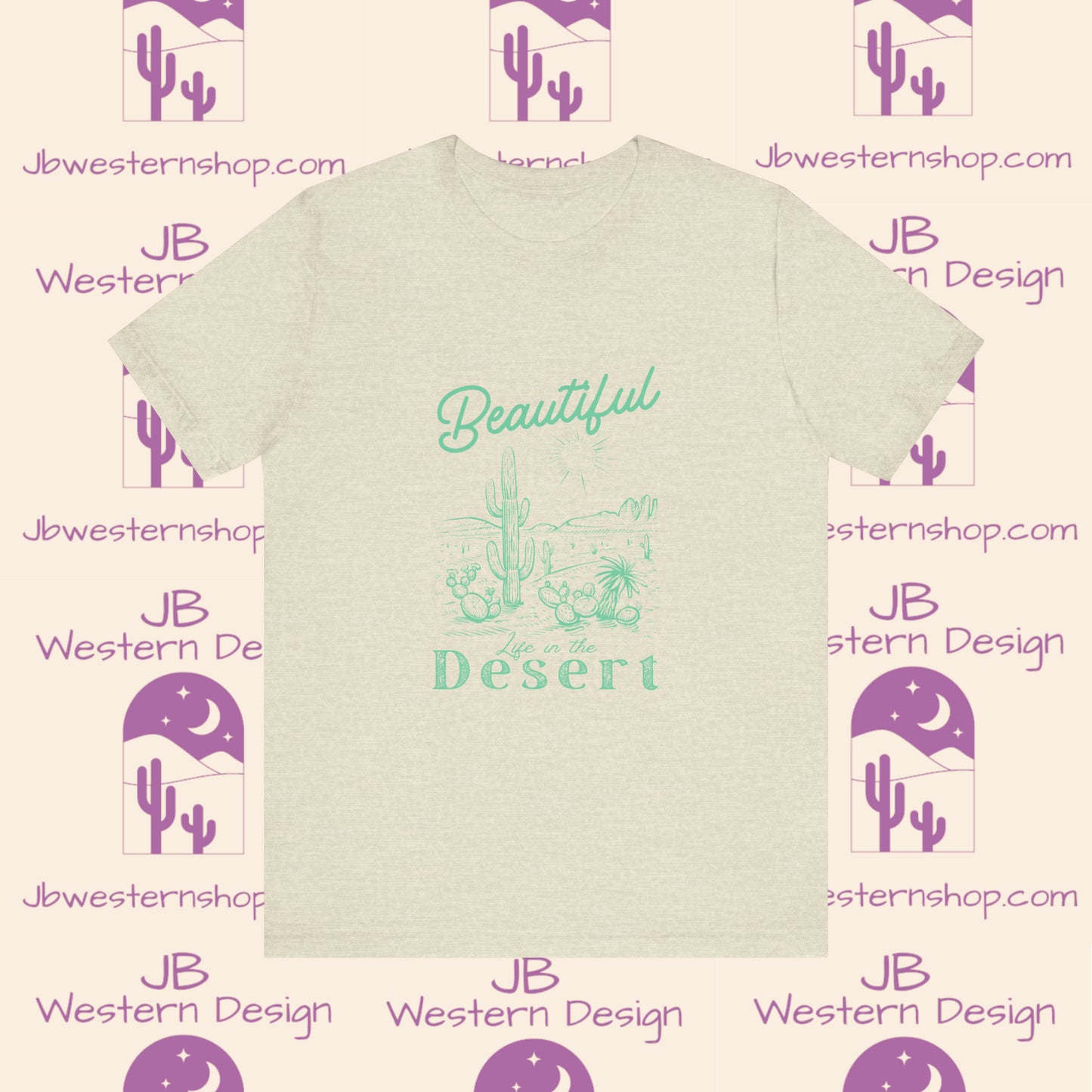 Beautiful Desert Unisex Jersey Short Sleeve Tee