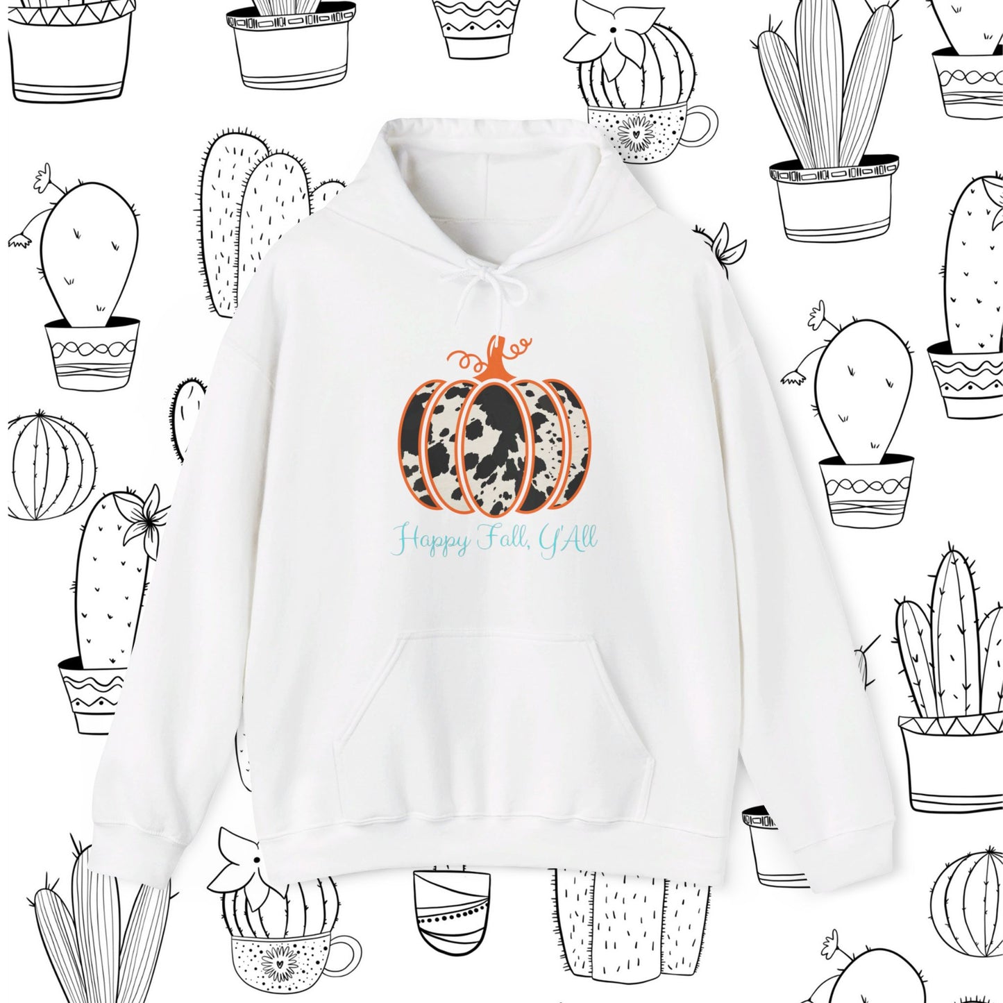 Happy Fall Y'all Hooded Sweatshirt