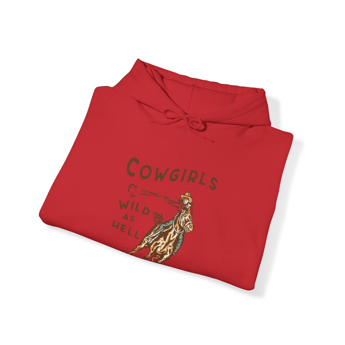 Cowgirls Wild As Hell Unisex Heavy Blend™ Hooded Sweatshirt