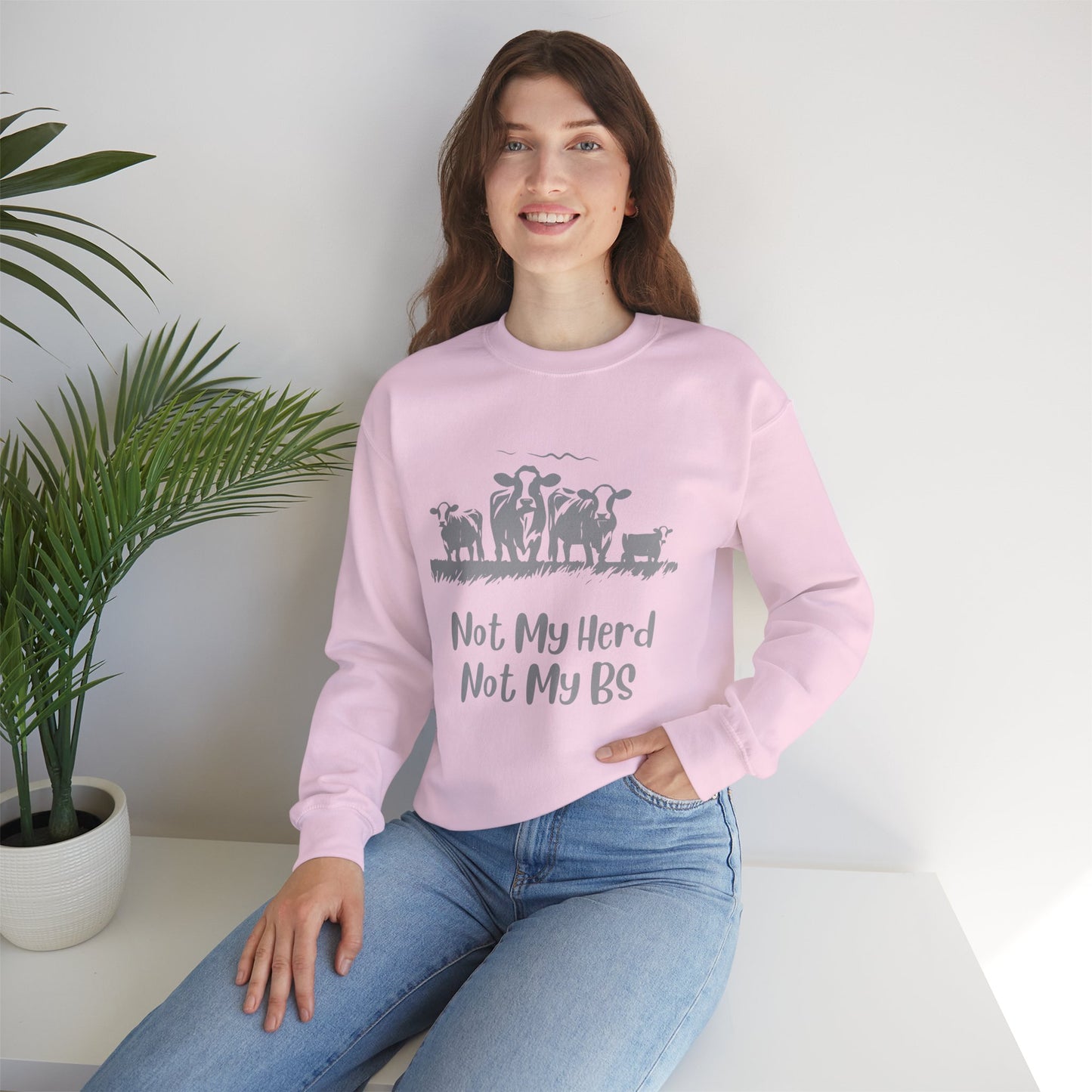 Not My Herd  Unisex Heavy Blend™ Crewneck Sweatshirt