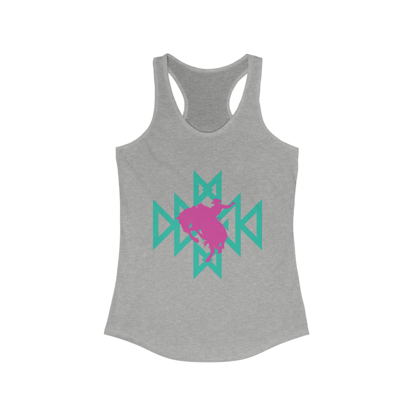 Aztec cowboy Women's Ideal Racerback Tank