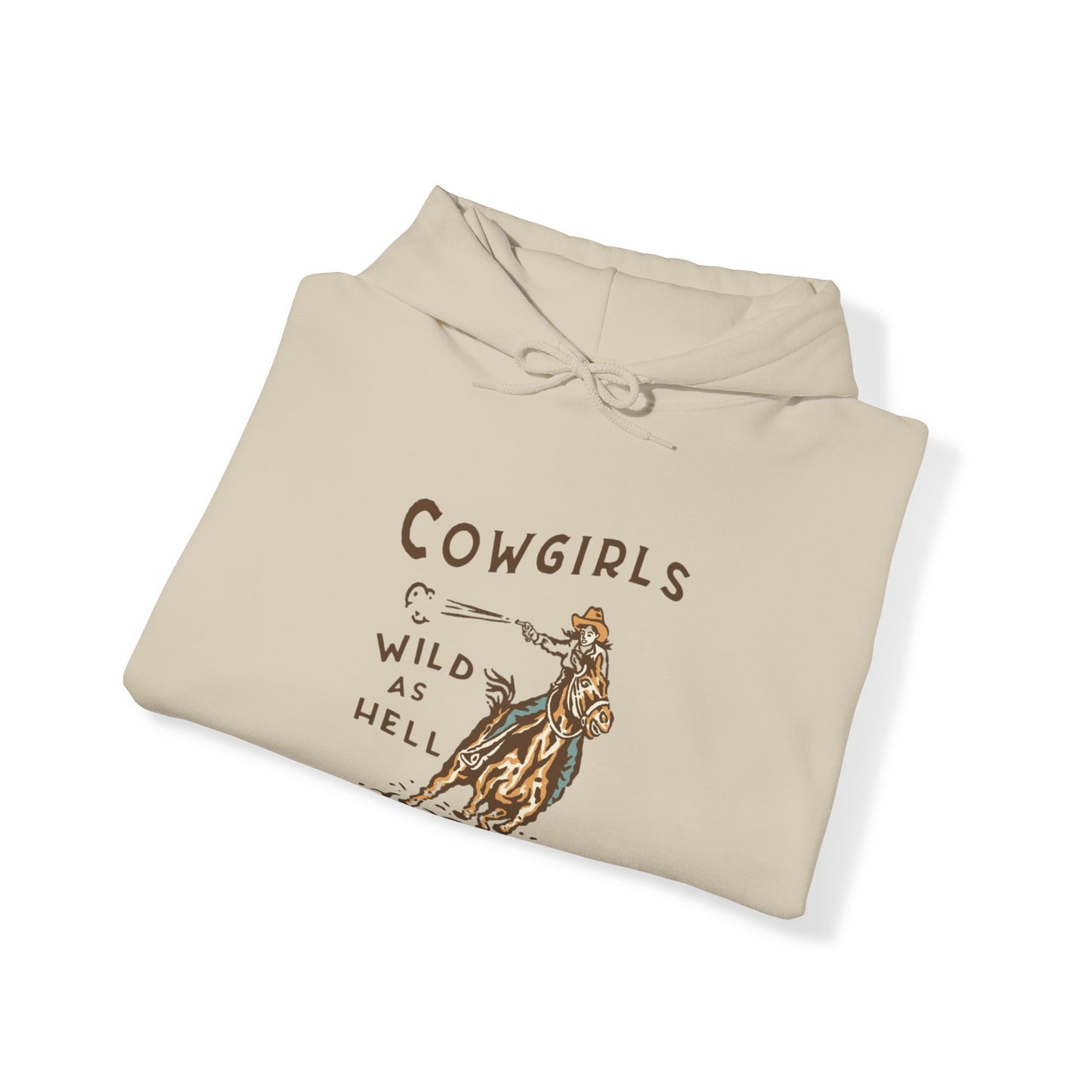 Cowgirls Wild As Hell Unisex Heavy Blend™ Hooded Sweatshirt