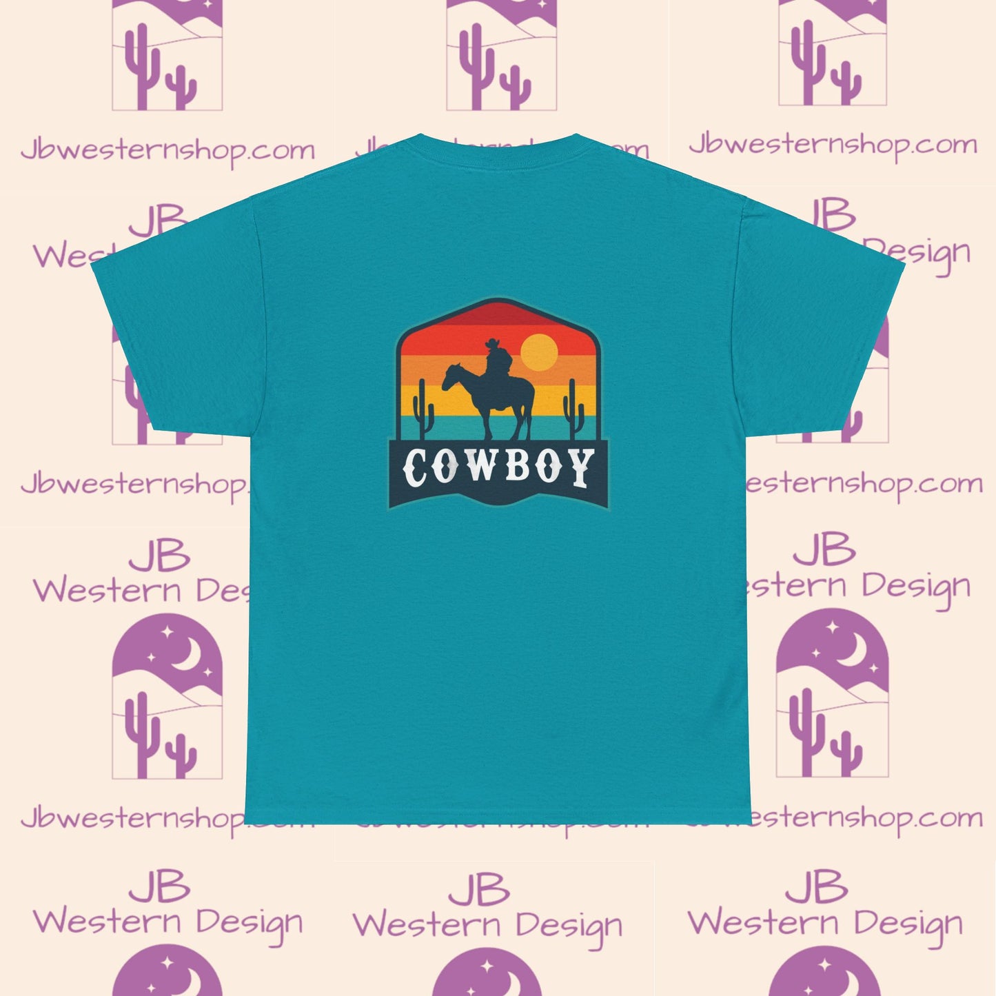 Cowboy Unisex Heavy Cotton Tee