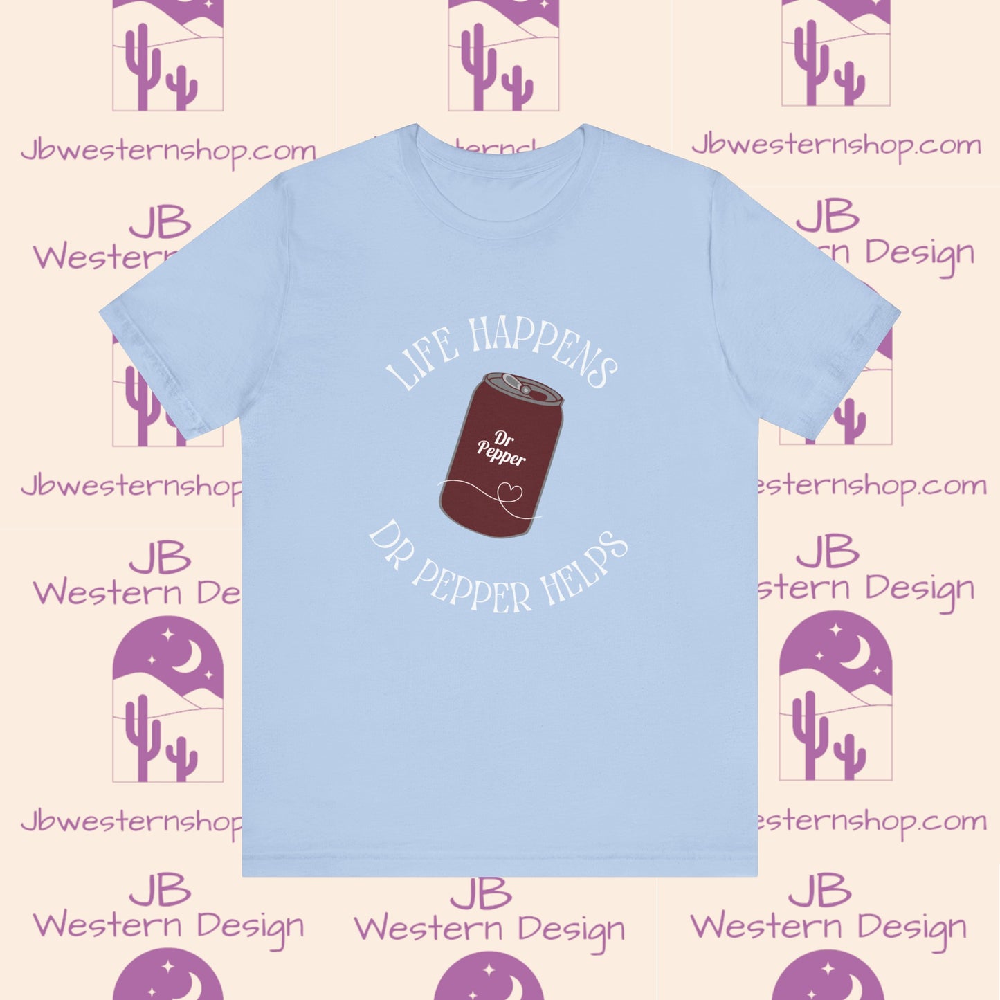 Life Happens Dr Pepper Helps Short Sleeve Tee