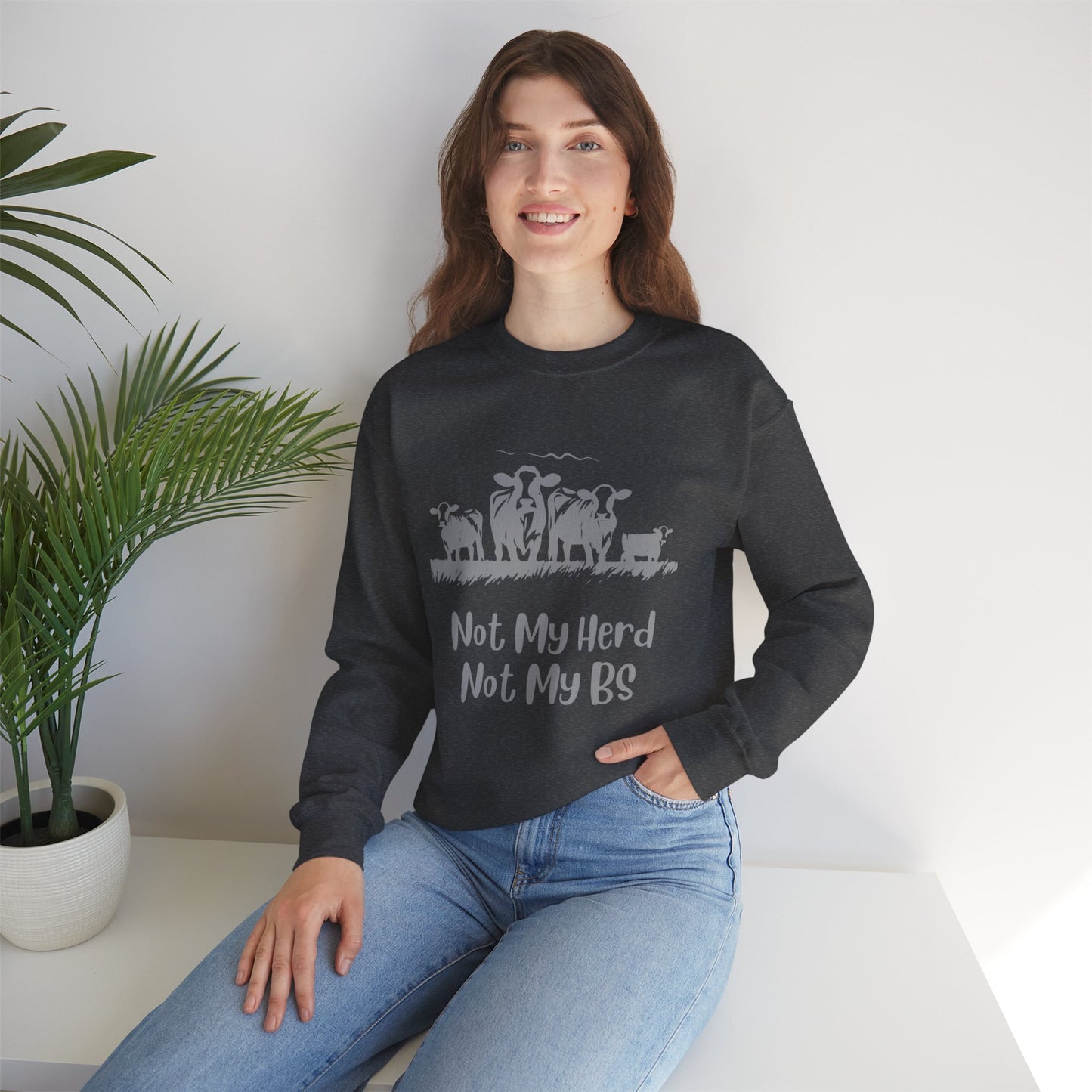 Not My Herd  Unisex Heavy Blend™ Crewneck Sweatshirt