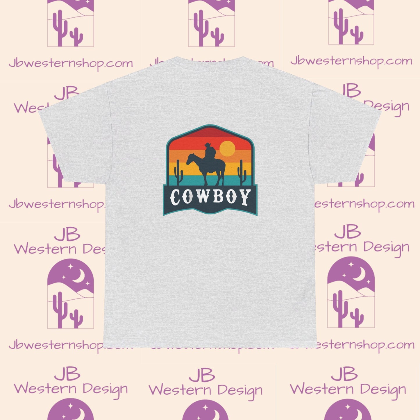 Cowboy Unisex Heavy Cotton Tee