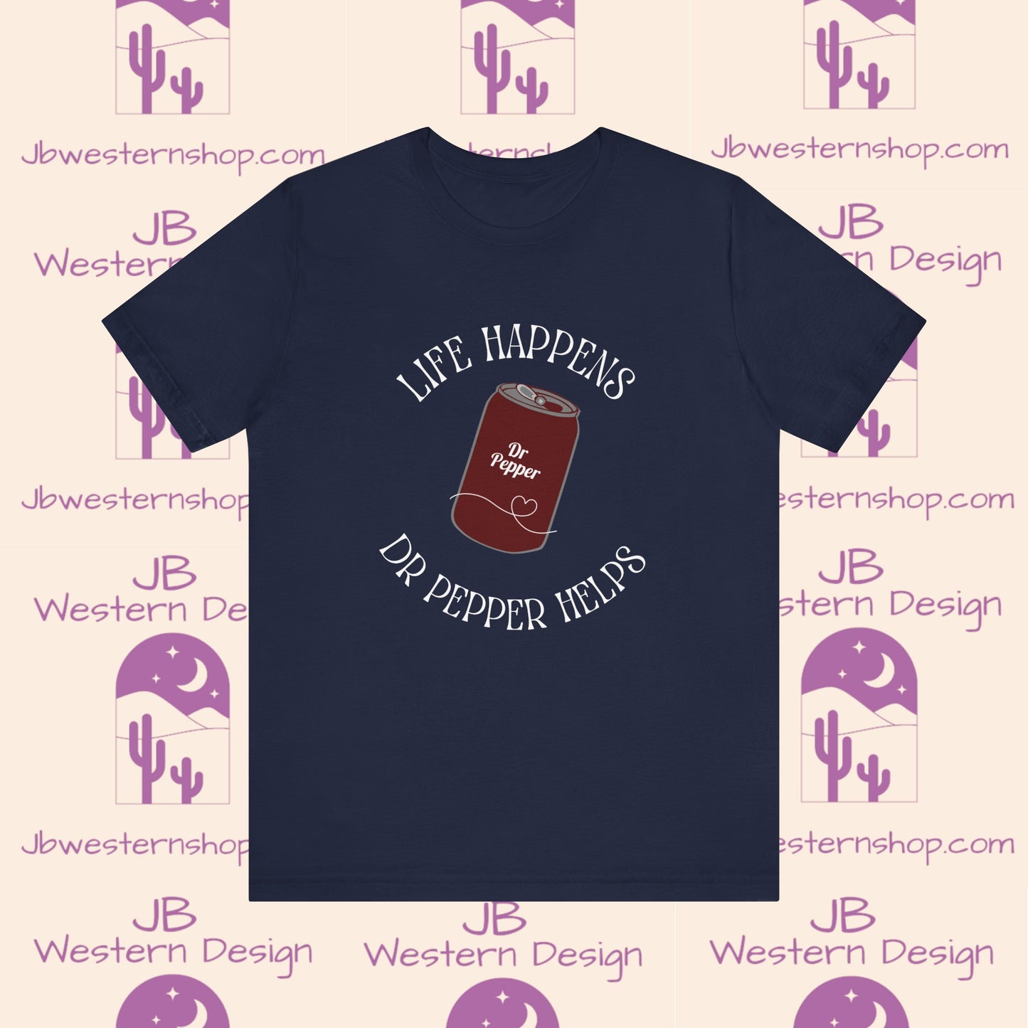 Life Happens Dr Pepper Helps Short Sleeve Tee