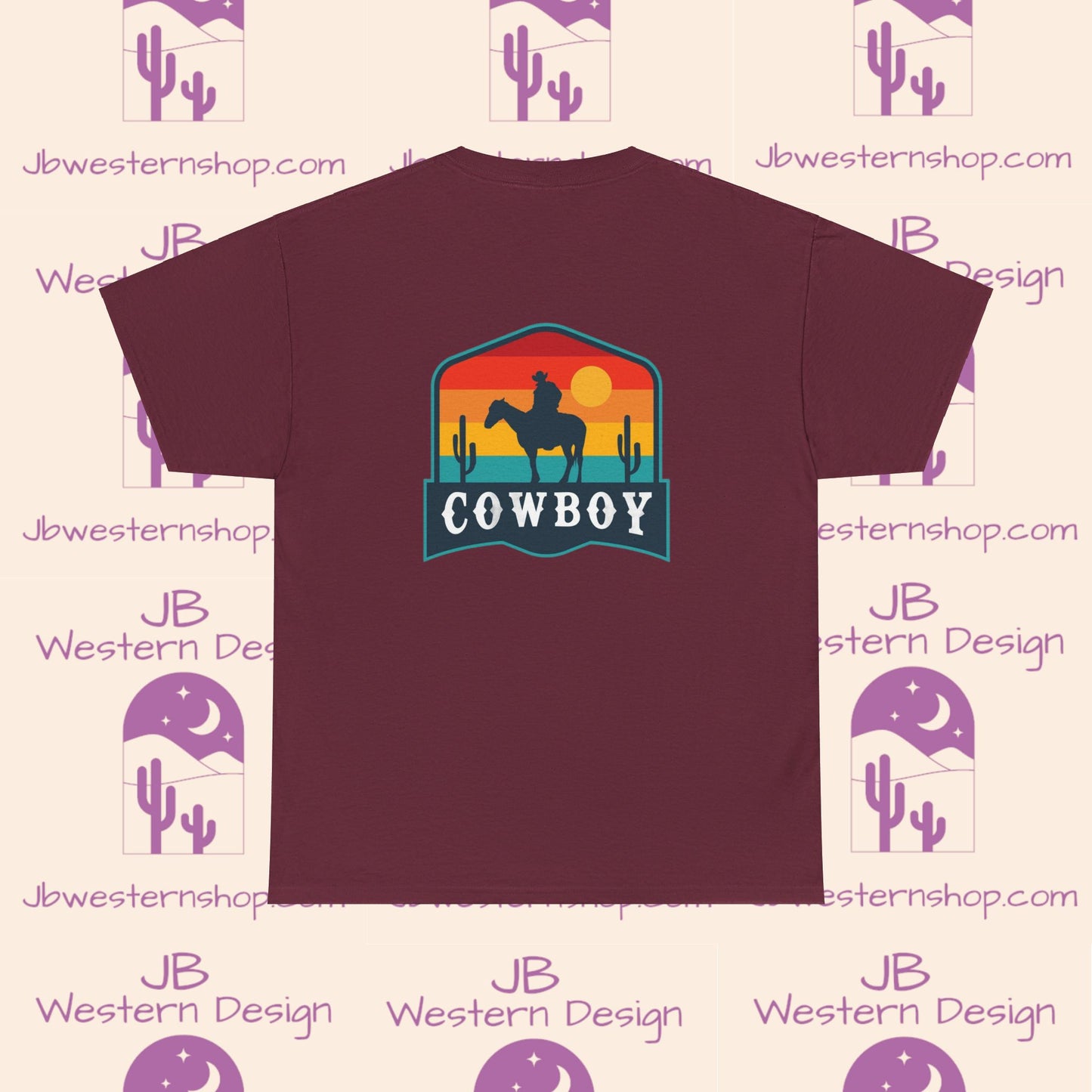 Cowboy Unisex Heavy Cotton Tee