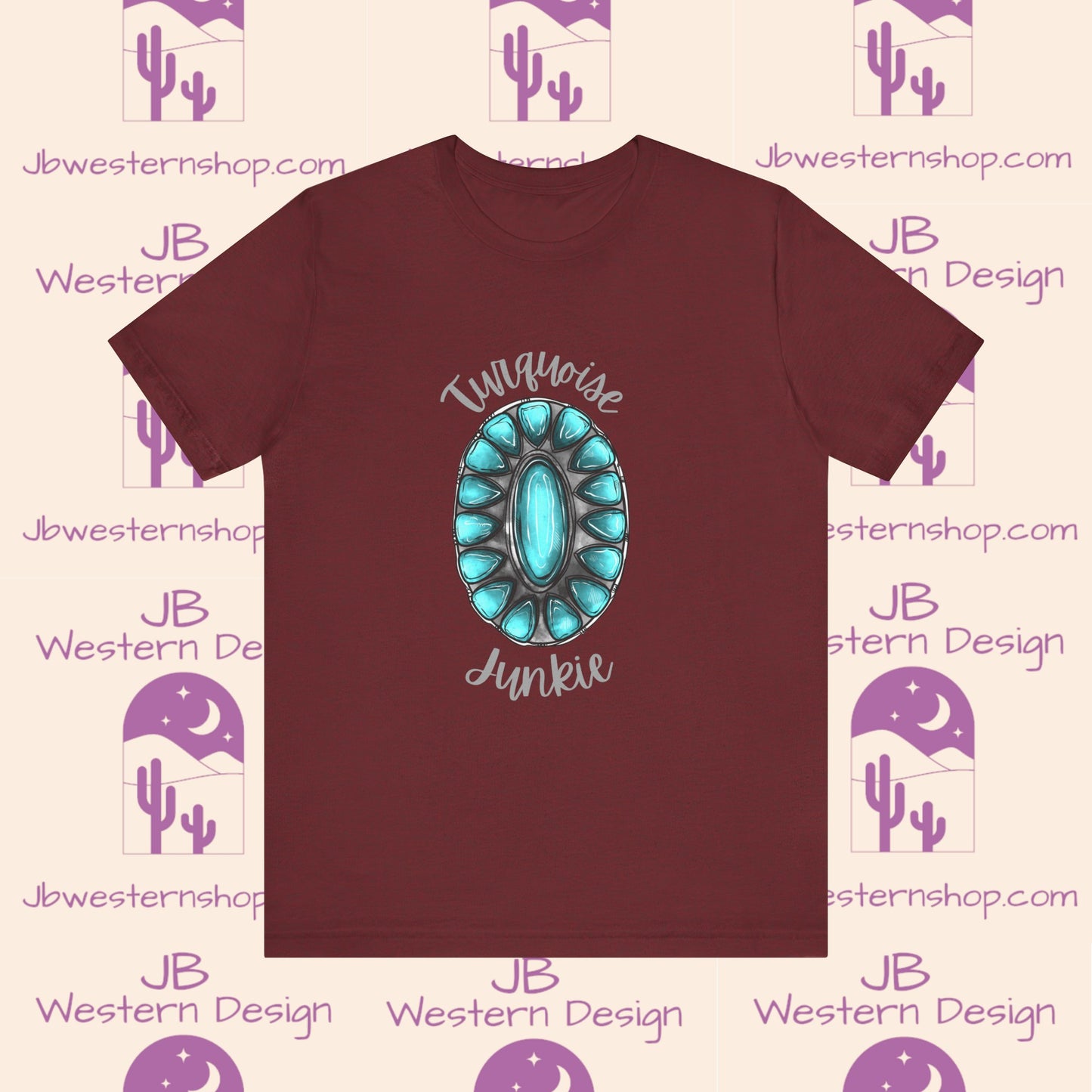 Turquoise Junkie Unisex Jersey Short Sleeve Tee