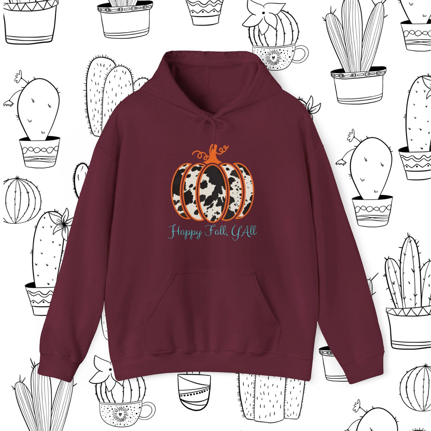 Happy Fall Y'all Hooded Sweatshirt