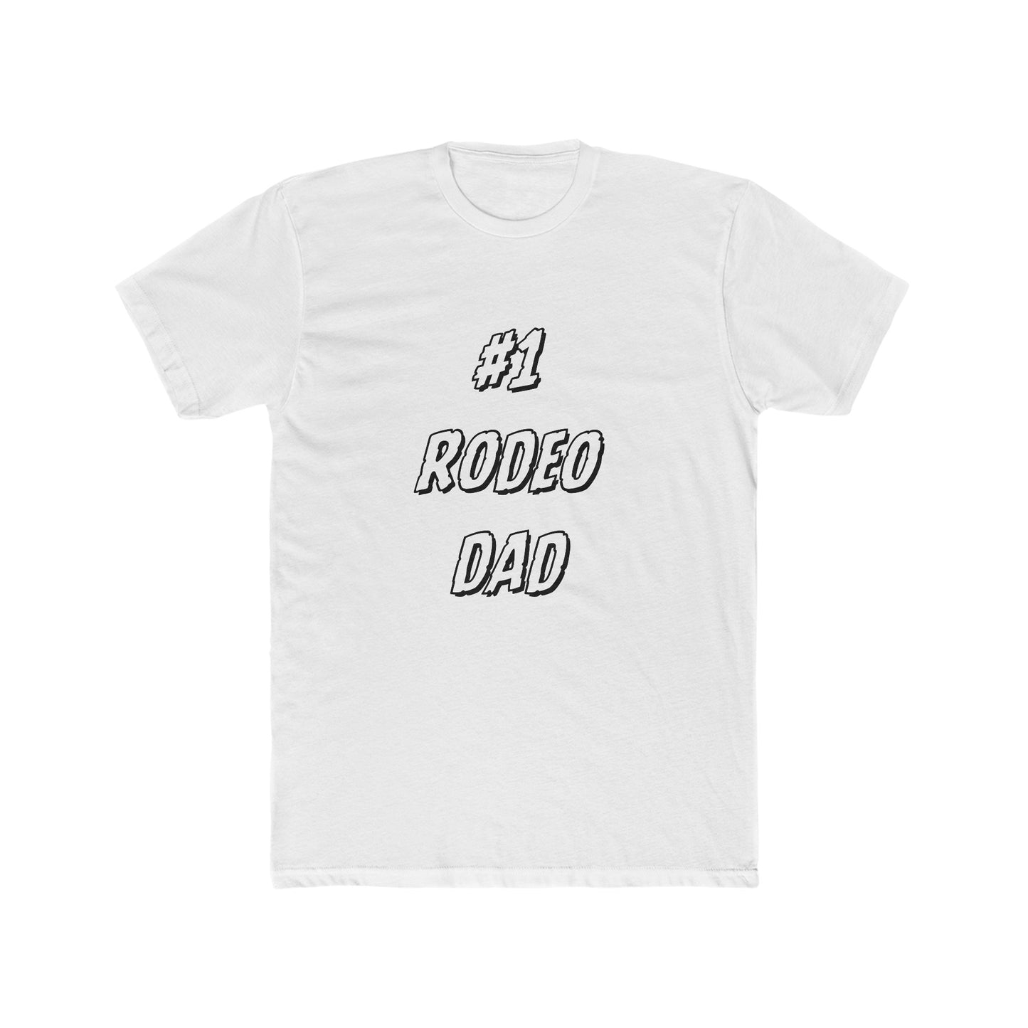 Rodeo Dad Men's Cotton Crew Tee