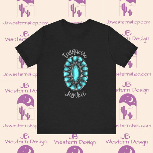 Turquoise Junkie Unisex Jersey Short Sleeve Tee